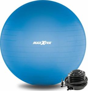 Maxxiva MAXXIVA Piłka gimnastyczna 65 cm z pompką, niebieska 1
