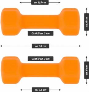 Maxxiva ‎Hantle D84989 neoprenowe 2 x 1.5 kg 4