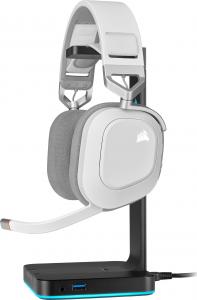 Słuchawki Corsair HS80 RGB Białe (CA-9011236-EU) 6