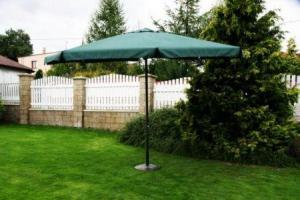 Rojaplast Parasol STANDART 4 m zielony z rączką 2