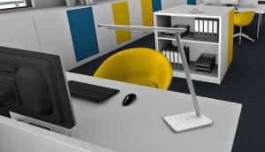 Lampka biurkowa Unilux biała  (ulk0624089) 9