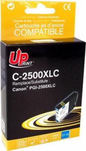 Tusz UPrint UPrint kompatybilny ink / tusz z PGI 2500XL, cyan, 21ml, C-2500XLC, high capacity, dla Canon MAXIFY iB4050, MB5050, MB5350 1