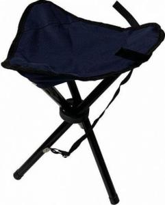 CorbySport Składane krzesełko - trójnóg - niebieskie 1