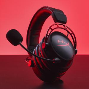 ヘッドホン HyperX CLOUD ALPHA WIRELESS RED Cloud Alphaワイヤレス – DTS - ゲーミングヘッドセット