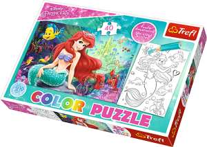 Trefl 40 Podwodne królestwo - Color Puzzle (36513) 1