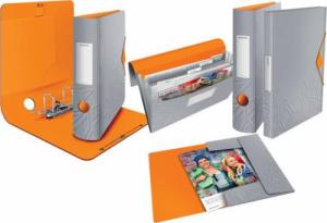 Segregator Leitz 180° Active Urban Chic dźwigniowy A4 82mm szary (se 0611187) 3