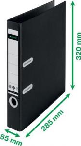 Segregator Leitz Segregator 180 Recycle A4 80mm, czarny Leitz, 10190095 2