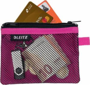 Leitz Koszulka z suwakiem z dwoma przegródkami WOW, rozmiar S, różowa 40110023 2