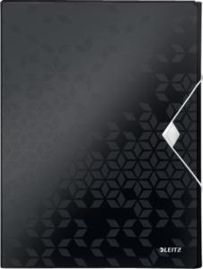 Leitz Teczka z gumką PP Leitz WOW, 30 mm, czarna 46290095 2
