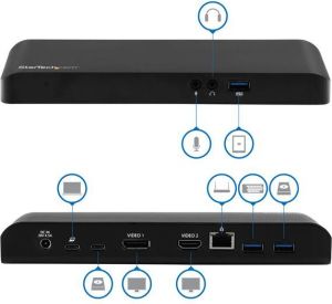 Stacja/replikator StarTech MST30C2DPPD 3