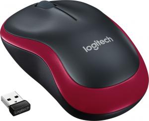 Mysz Logitech M185 Czerwona (910-002240) 1