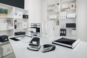 Zszywacz Leitz Dziurkacz duży metalowy Leitz, czarny, 10 lat gwarancji, 30 kartek 50081095 3