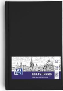 Oxford Szkicownik SKETCHBOOK szyty A5 96k 100g czarny 400152622 OXFORD 1