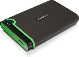 Dysk zewnętrzny HDD Transcend HDD 1 TB Czarno-zielony (TS1TSJ25MC) 1