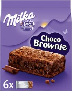 Ciastka MILKA Choco Brownie z czekoladą i kawałkami czekolady mlecznej 6 szt 1