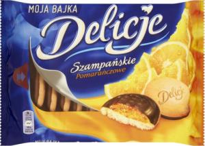 Wedel Ciastka DELICJE Szampańskie pomarańcza 294g 1