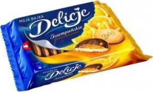 Wedel Ciastka DELICJE Szampańskie pomarańcza 294g 2