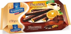 Krakuski Ciastka BAHLSEN KRAKUSKI paluszki z galaretką pomarańcza w czek. 144g 1