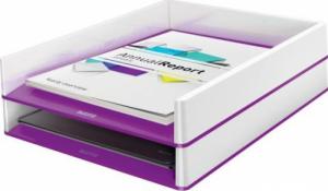 Leitz Półka na dokumenty Leitz WOW dwukolorowa, fioletowa 53611062 2