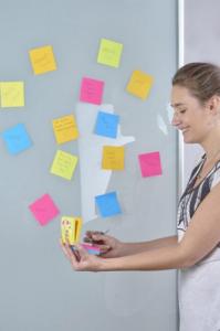 Post-It 3M Multi kostka samoprzylepna POST-IT_ Super Sticky (2014-SC-BYFG),76x76mm, 4x75 kart., mix kolorów 5