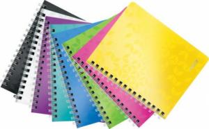 Leitz Kołonotatnik w kratkę A5 PP Leitz WOW, czarny 46410095 4