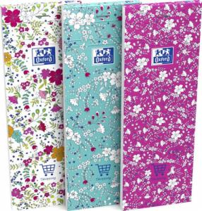 Oxford Blok Notatnikowy OXFORD FLORAL - lista zakupowa 400111054 1