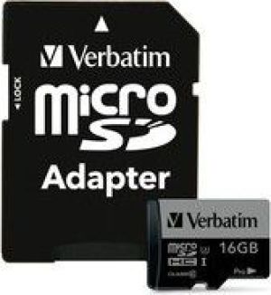Karta Verbatim Pro MicroSDHC 16 GB Class 10 UHS-I/U3  (47040) 2