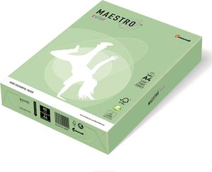 Maestro Papier A4 160g zielony 250a MG28 MAESTRO COLOR pastel 1