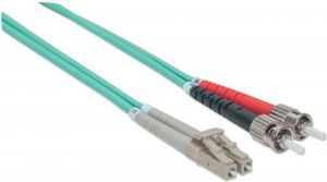 Intellinet Network Solutions Patchcord światłowodowy OM3 50/125 MM ST-LC Duplex 3m (751124) 4