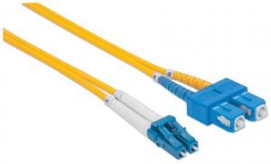 Intellinet Network Solutions Patchcord światłowodowy OS2 9/125 SM SC-LC Duplex 3m (472050) 2