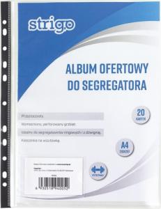 Strigo Album ofertowy PP A4 20 koszulek z perforacją SF024 STRIGO 1