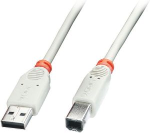 Kabel USB Lindy USB-B 5m Szary (41925) 1