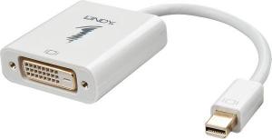 Adapter AV Lindy DisplayPort Mini - DVI-D biały (41733) 1