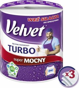 Velvet Ręcznik VELVET TURBO 3 warstwy 300 listków 1