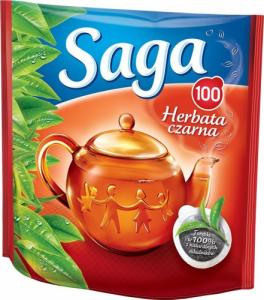 Saga Herbata SAGA ekspresowa 100 torebek 1