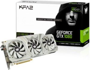 Karta graficzna KFA2 GeForce GTX 1080 Hall of Fame 8GB GDDR5X (256 Bit) DVI-D, HDMI, 3xDP, BOX (80NSJ6DHL2SK) 1