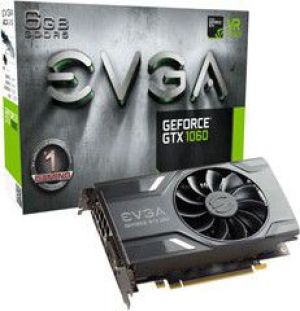 Karta graficzna EVGA GeForce GTX 1060 Gaming 6GB GDDR5 (192 Bit) HDMI, DVI, 3x DP, BOX (06G-P4-6161-KR) 1