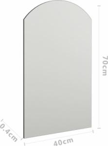 vidaXL vidaXL Lustro, 70x40 cm, szklane 6
