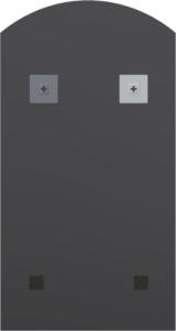 vidaXL vidaXL Lustro, 90x45 cm, szklane 4