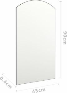 vidaXL vidaXL Lustro, 90x45 cm, szklane 6
