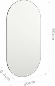 vidaXL vidaXL Lustro, 60x30 cm, szklane 6