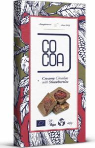 Cocoa CZEKOLADA CREAMY Z TRUSKAWKAMI BIO 50 g - COCOA 1