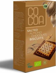 Cocoa HERBATNIKI Z CZEKOLADĄ MIGDAŁOWĄ Z SOLĄ BIO 95 g - COCOA 1