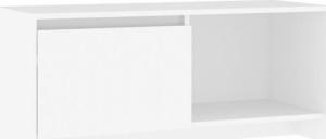 vidaXL vidaXL Szafka pod TV, biała, 90x35x40 cm, płyta wiórowa 2