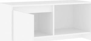 vidaXL vidaXL Szafka pod TV, biała, 90x35x40 cm, płyta wiórowa 7