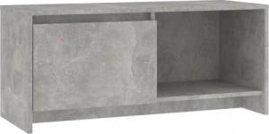 vidaXL vidaXL Szafka pod TV, szarość betonu, 90x35x40 cm, płyta wiórowa 2