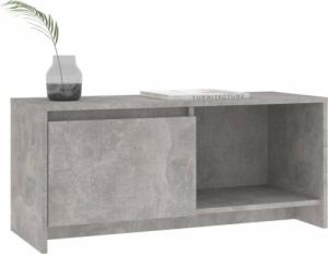 vidaXL vidaXL Szafka pod TV, szarość betonu, 90x35x40 cm, płyta wiórowa 4