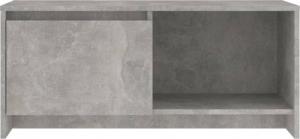 vidaXL vidaXL Szafka pod TV, szarość betonu, 90x35x40 cm, płyta wiórowa 5