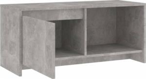 vidaXL vidaXL Szafka pod TV, szarość betonu, 90x35x40 cm, płyta wiórowa 7