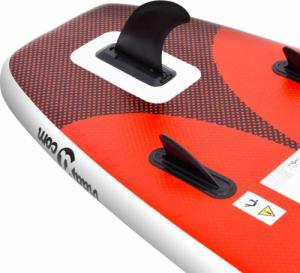 vidaXL Nadmuchiwana deska SUP z akcesoriami, czerwona, 300x76x10 cm 6